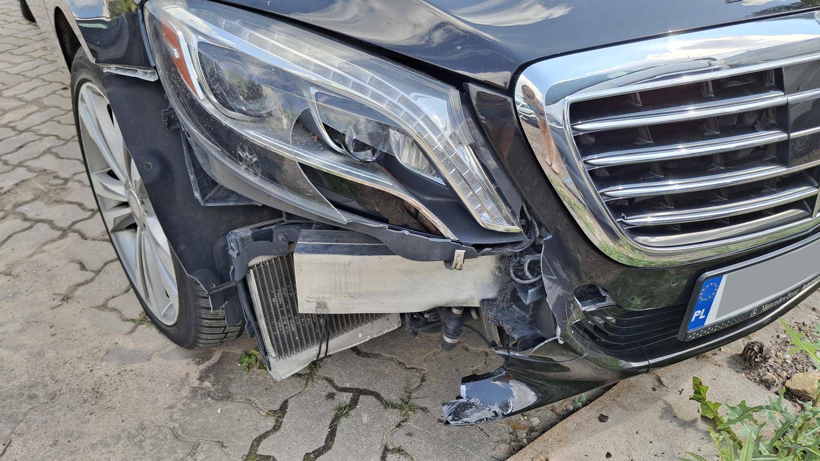 Mercedes-Benz s500 — przed naprawą